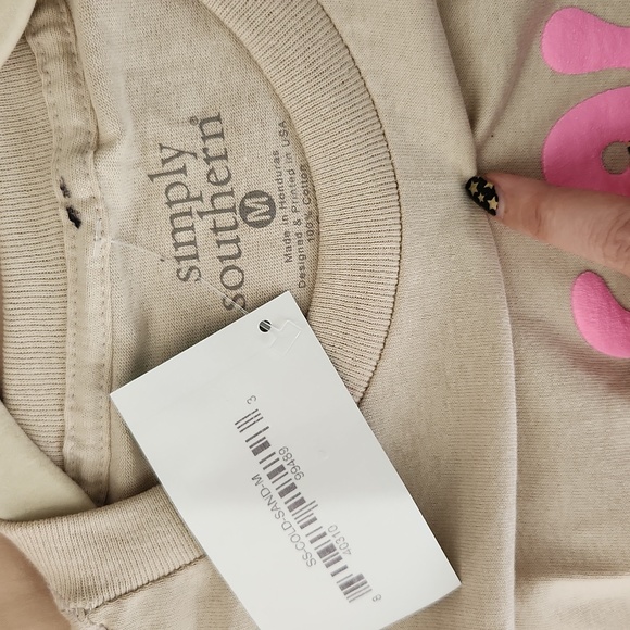 NWT Simply Southern Baby It's Cold Outside Snowman Tshirt - Picture 4 of 5